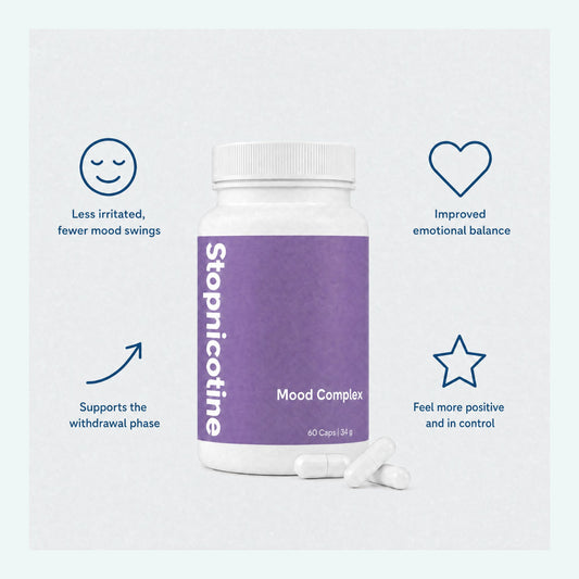 Stopnicotine Mood – Reduziert Stimmungsschwankungen beim Rauchstopp | 60 Kapseln